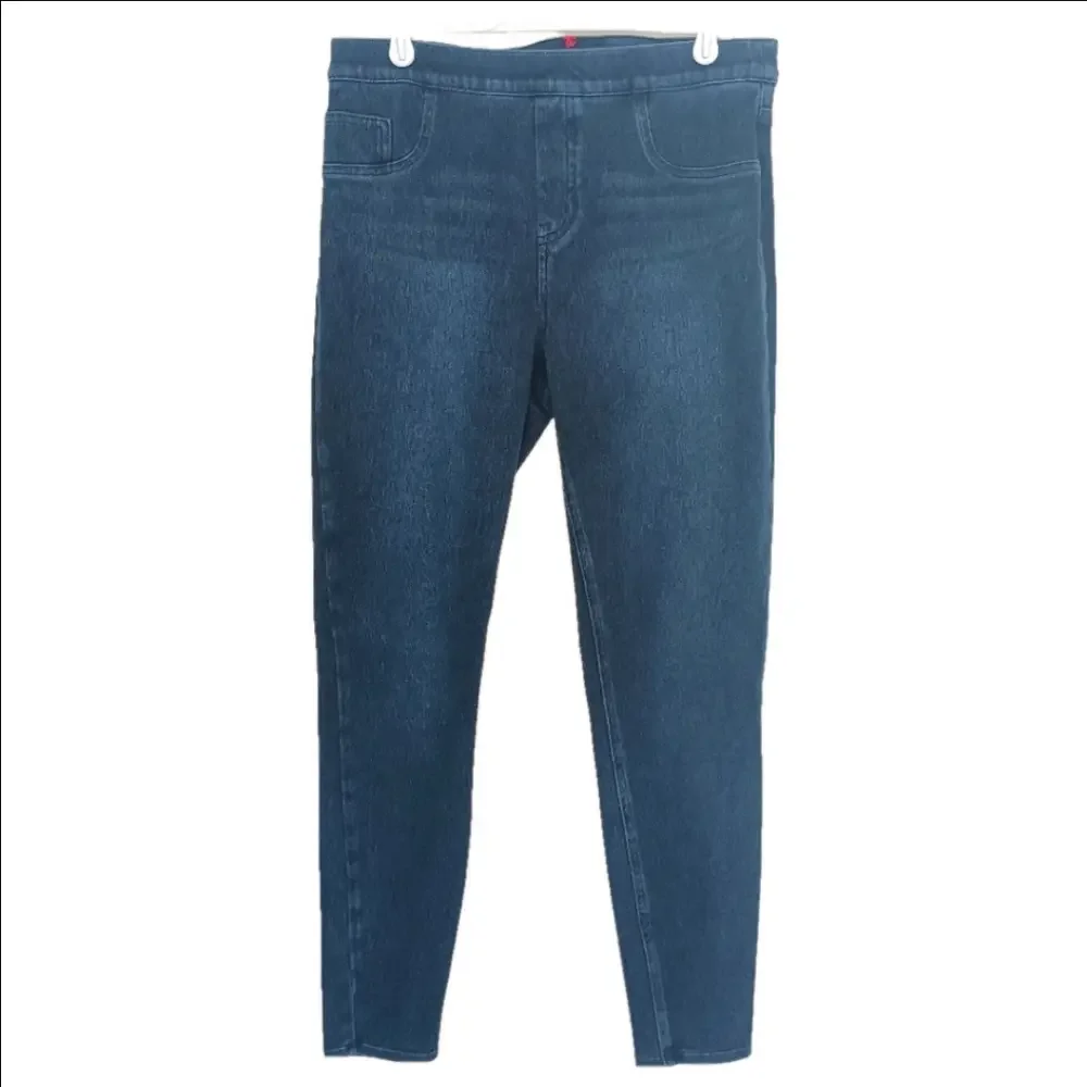 Spanx Jean-ish Women's Blue Size L‎ Jeggings Stretch Blue Style #20018R